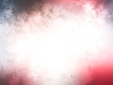 Beyaz bulutlar ve ışık içeren soyut kırmızı arkaplan