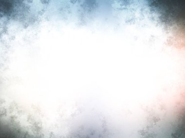 Beyaz arkaplanda soyut renkli suluboya. Dijital resim.