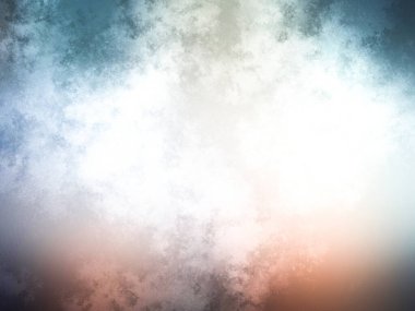 Beyaz bulutlu mavi gökyüzü arkaplanı, sis