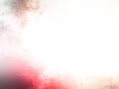 Beyaz arkaplanda soyut renkli suluboya. Dijital resim.