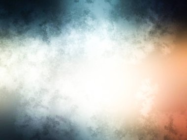 Beyaz arkaplanda soyut renkli suluboya. Dijital resim.