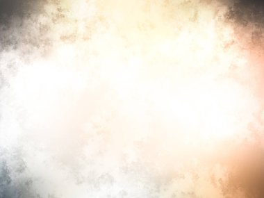 Beyaz arkaplanda soyut renkli suluboya. Dijital resim.