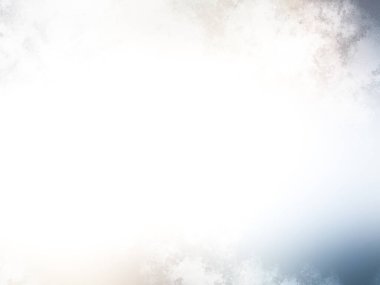 Beyaz bulutlu mavi gökyüzü, vektör