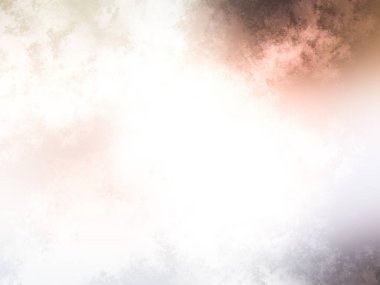 Beyaz arkaplanda soyut renkli suluboya. Dijital resim.