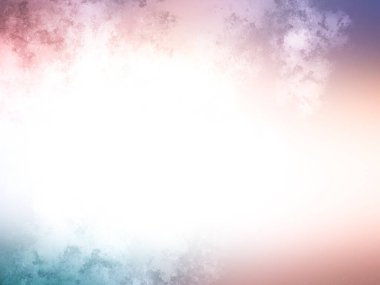 Soyut gökyüzü ve pastel arkaplanlı bulutlar.