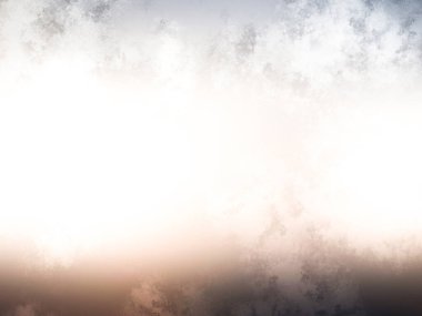 Gökyüzünde beyaz bulut, gökyüzü fırçayla boyanmış..