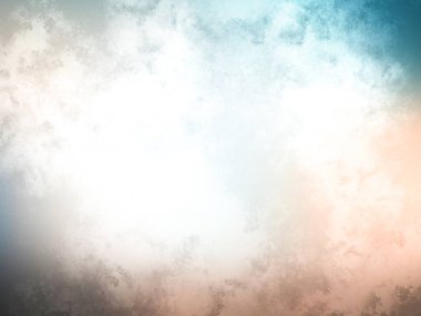 Beyaz arkaplanda soyut renkli suluboya. Dijital resim.