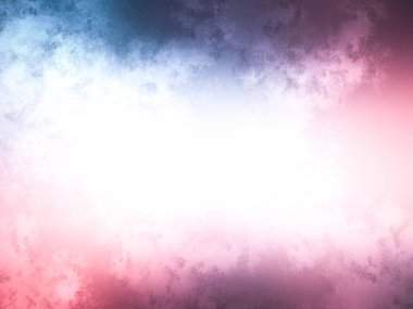 Mavi ve kırmızı duman arka plan, beyaz bulutların dokusu