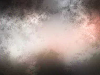 Beyaz arkaplanda soyut renkli suluboya. Dijital resim.