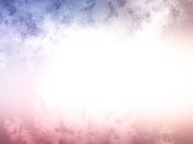 Mavi üzerine beyaz duman.