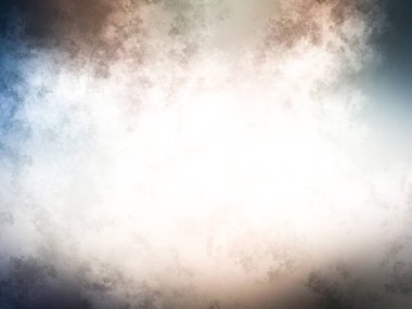 Beyaz arkaplan ile soyut renkli bulutlar