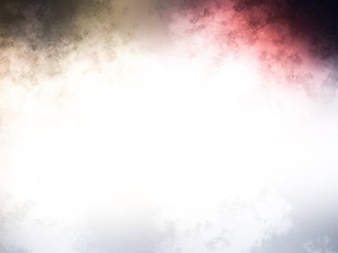 Beyaz arkaplanda soyut renkli suluboya. Dijital resim.