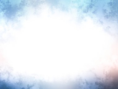 Beyaz bulutlu mavi gökyüzü arka plan, vektör illüstrasyonu