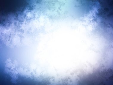 Beyaz bulutlu mavi gökyüzü