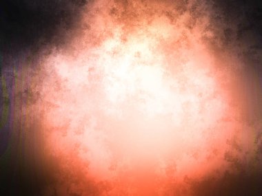 Siyah arkaplanda kırmızı duman patlaması.