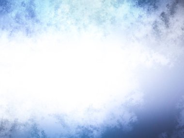 Gökyüzündeki beyaz bulutlar.