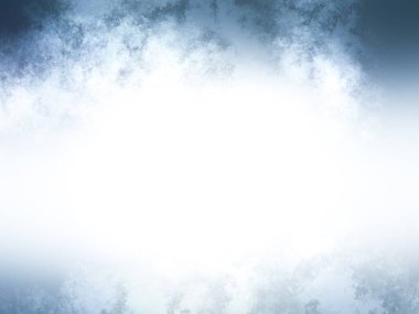 Beyaz karlı mavi gökyüzü