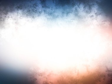 Buharlı karanlık soyut gökyüzü