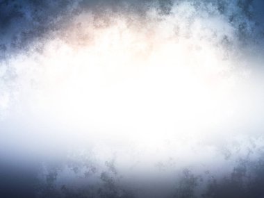 Mavi gökyüzünde beyaz bulutlar