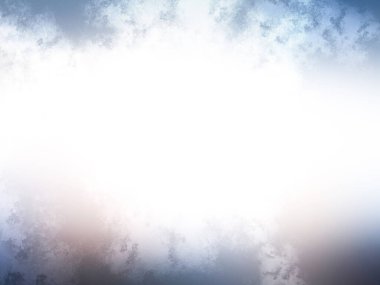 Beyaz üzerine mavi renk dumanının soyut arkaplanı.