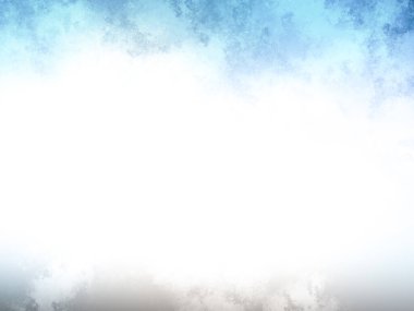 Beyaz arka plan ile mavi gökyüzü