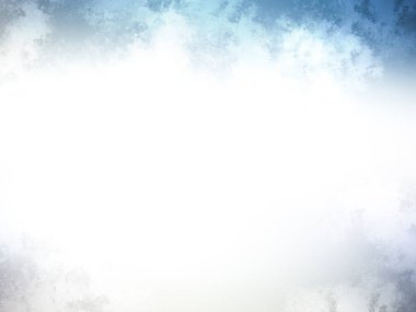 Beyaz bulutlar, vektör arka plan ile mavi gökyüzü