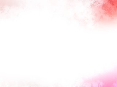 Beyaz arkaplanda soyut renkli suluboya. Dijital resim.