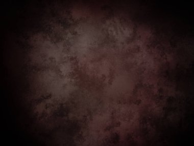 Soyut arkaplan, koyu kahverengi grunge dokusu, eğimli doku, koyu, kırmızı, siyah duvar, eski, antika, eski arkaplan, vignette.