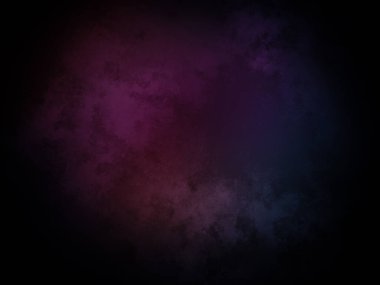 metin veya resim için boşluk olan koyu mor ve siyah arkaplan