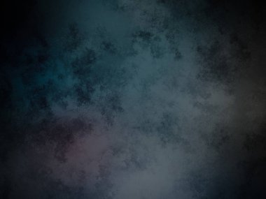 Tasarım için soyut mavi ve koyu grunge koyu arkaplan dokusu