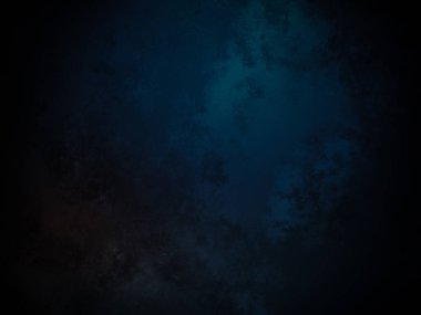 Buhar ve sisli koyu mavi arkaplan