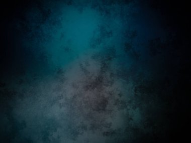 grunge mavi doku arkaplan veya vignette ile sıkıntılı duvar