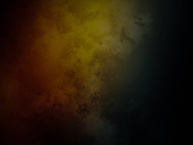 Sarı ve kahverengi renkli soyut koyu arkaplan