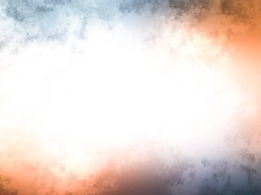 Beyaz arkaplanda soyut renkli suluboya. Dijital resim.