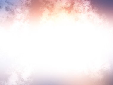 Renkli gökyüzü ve bulutlu arkaplan