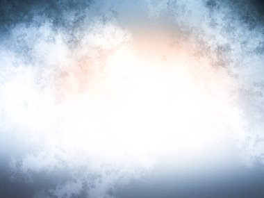 Mavi gökyüzünde beyaz bulutlar