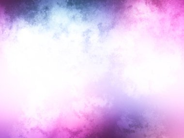 suluboya ile soyut pembe ve mor desen