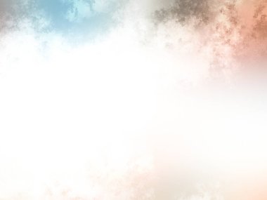 Beyaz arkaplanda soyut renkli suluboya. Dijital resim.