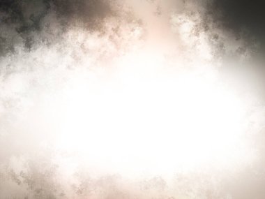 Siyah arkaplanı olan beyaz bulutlar. 3d resimleme