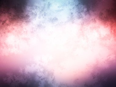 Bulutlar ve sanat dokusuyla soyut renkli arkaplan