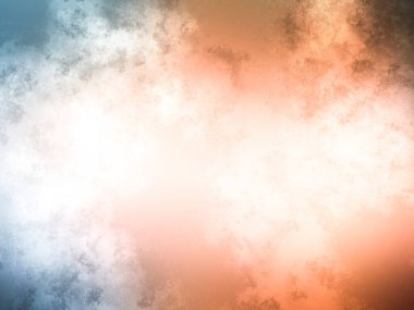 Beyaz bulutlu soyut renkli arkaplan