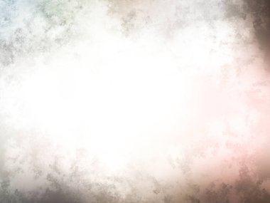 Beyaz arkaplanda soyut renkli suluboya. Dijital resim.