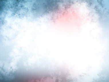 Beyaz karlı ve noel ağaçlı soyut arkaplan