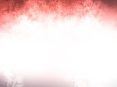 Kırmızı ve beyaz dumanlı ve bulutlu soyut arkaplan
