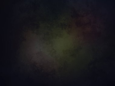 yeşil suluboya desenli koyu soyut arkaplan