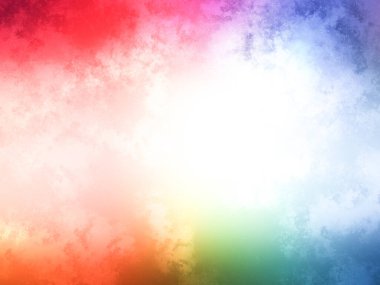 Beyaz arkaplanda soyut renkli doku