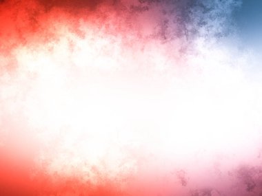 Kırmızı ve beyaz bulutlar