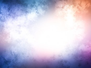 Mavi ve beyaz ışıklı soyut arkaplan