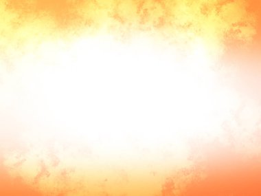 Sarı arkaplanda soyut renkli bulutlar