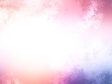 Beyaz arkaplanda soyut renkli suluboya. Dijital resim.